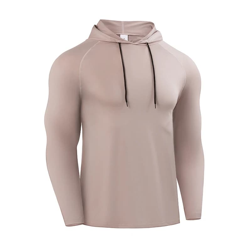 Men's Hooded Long Sleeve Gym Shirt Sportswear Running Fitness Casual Top — image 12