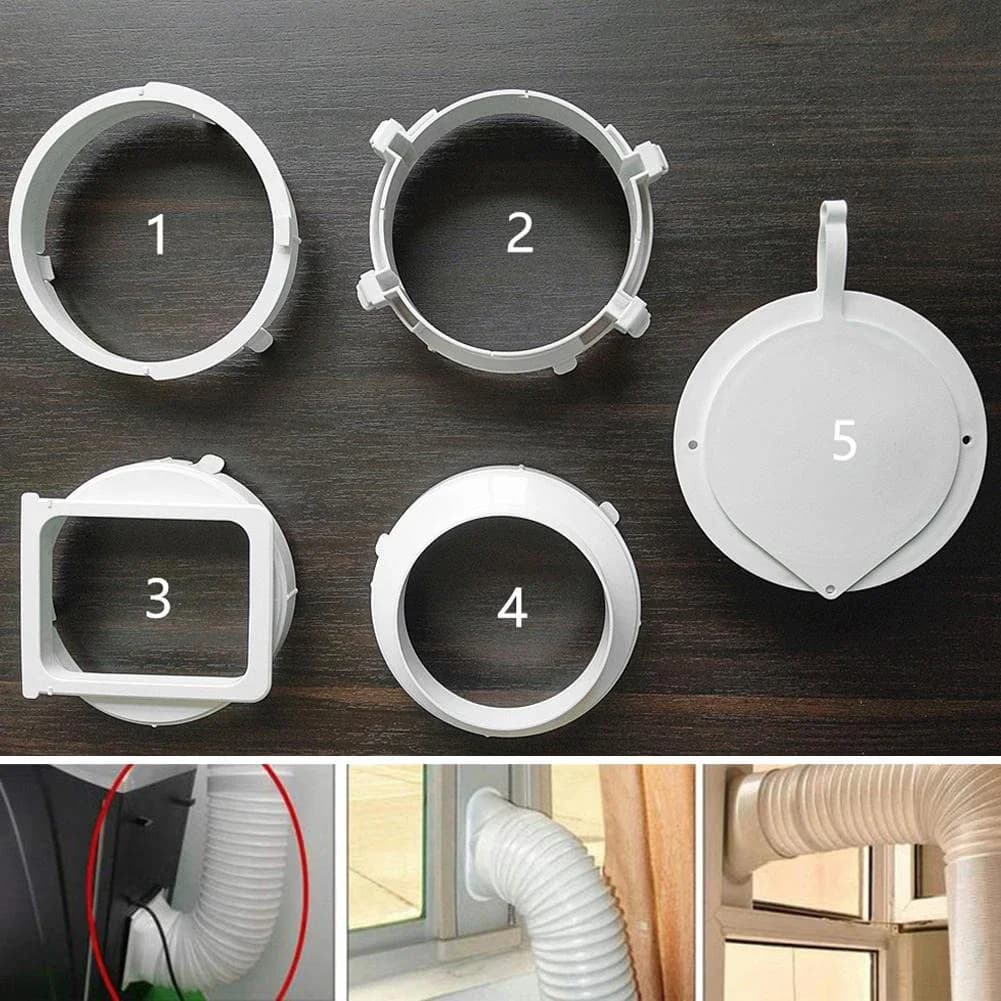 15cm Exhaust Duct Pipe Adapter Hose Connector Mobile Air Conditioner New Window