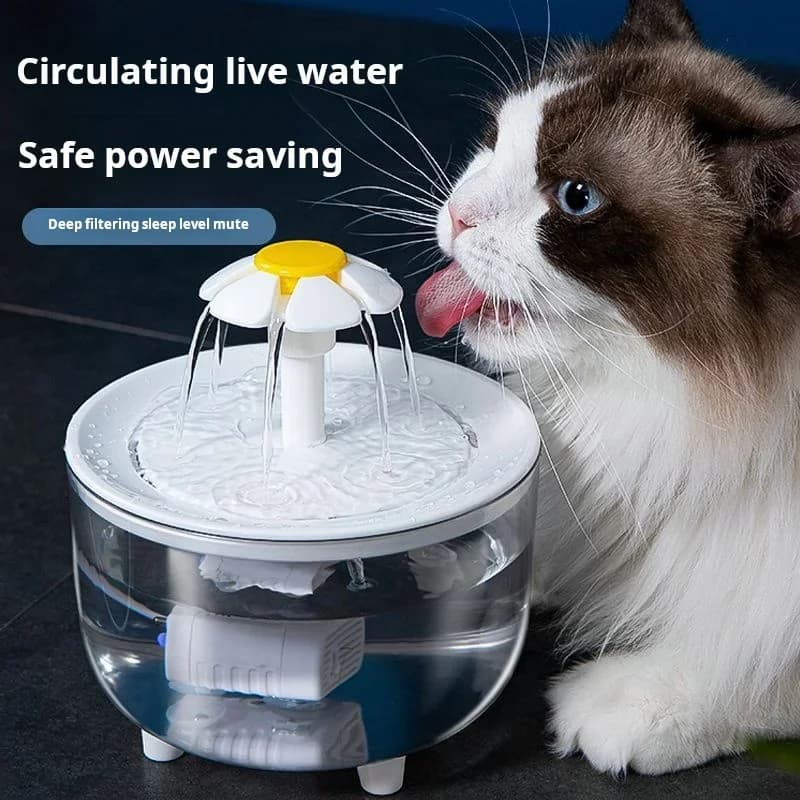 Pet Water Fountain 1.2L USB Electric Automatic Cat Drink Bowl Filter New Mute UK — image 3