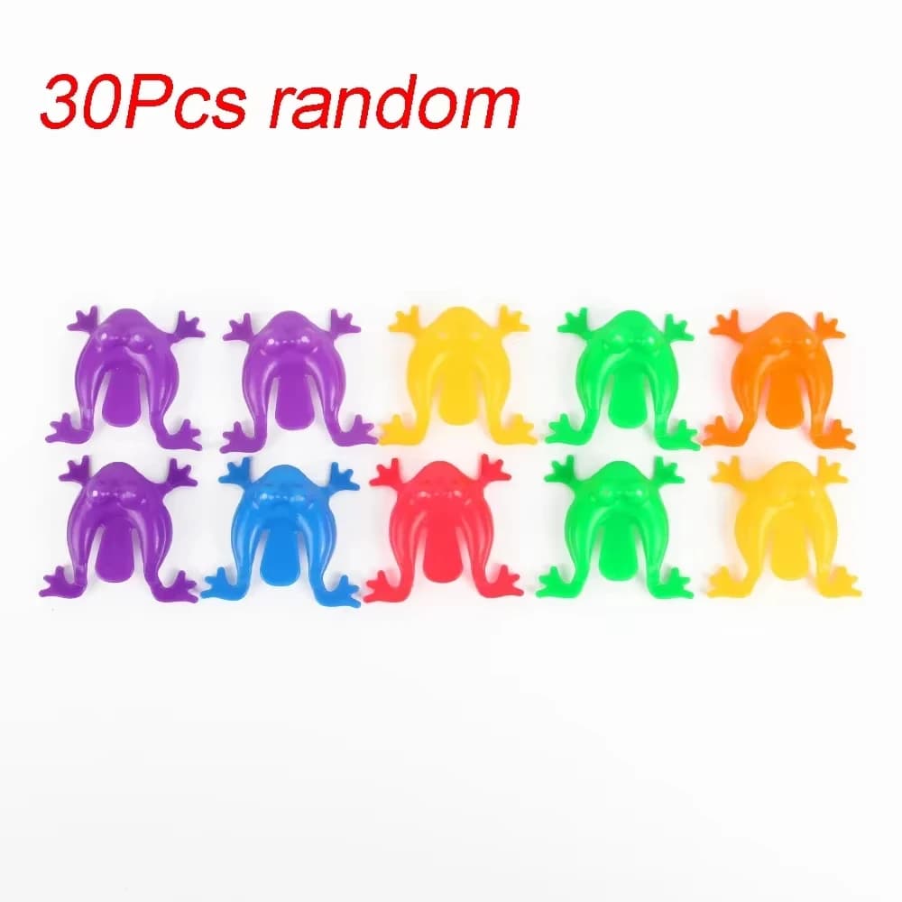 20 Pcs Jumping Frog Toys Bouncing Frogs Stress Relief Anxiety Fidget Toys for Kids — image 10