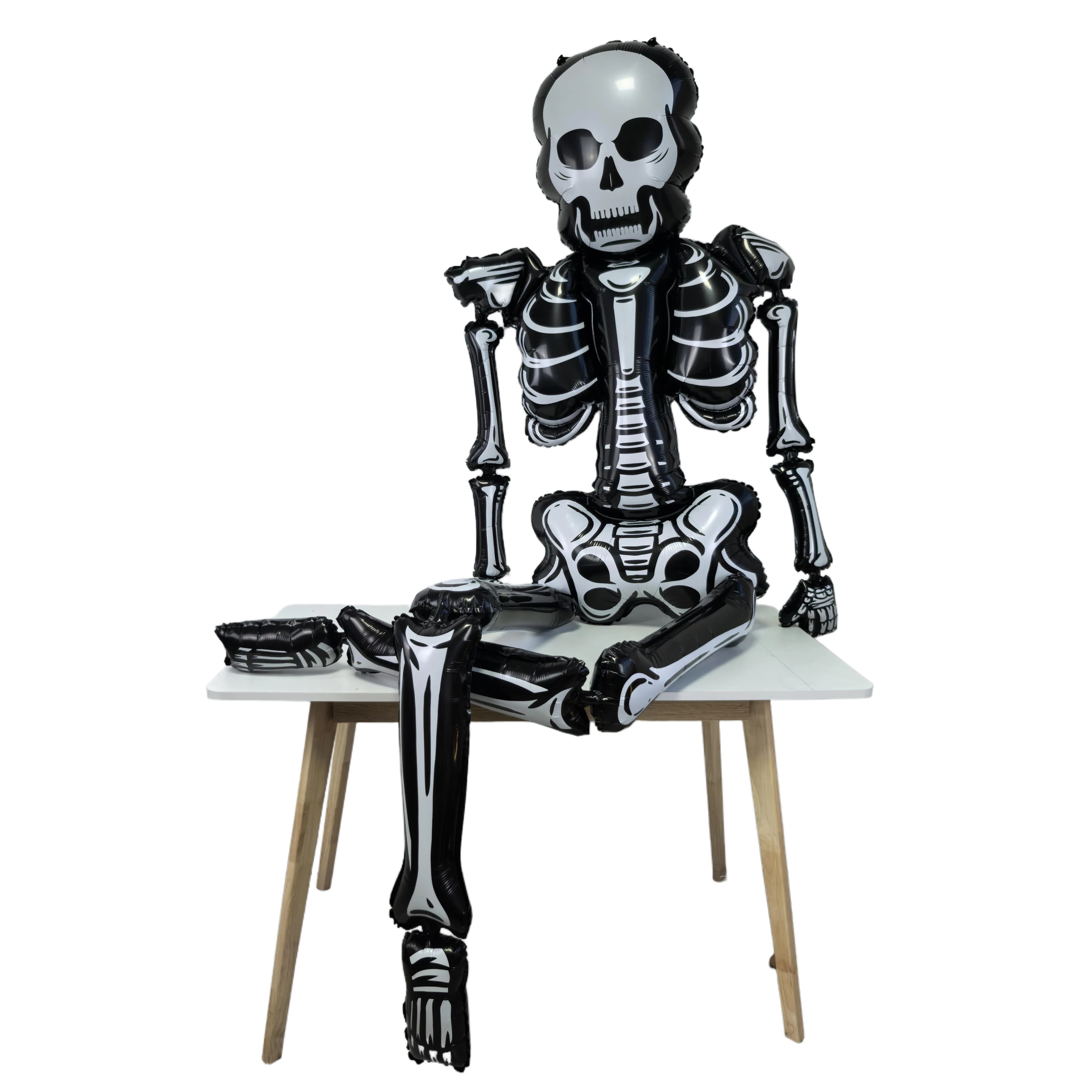 Halloween Foil Balloons Skeleton Pumpkin Ghost Skull Large Party Decorations UK — image 2