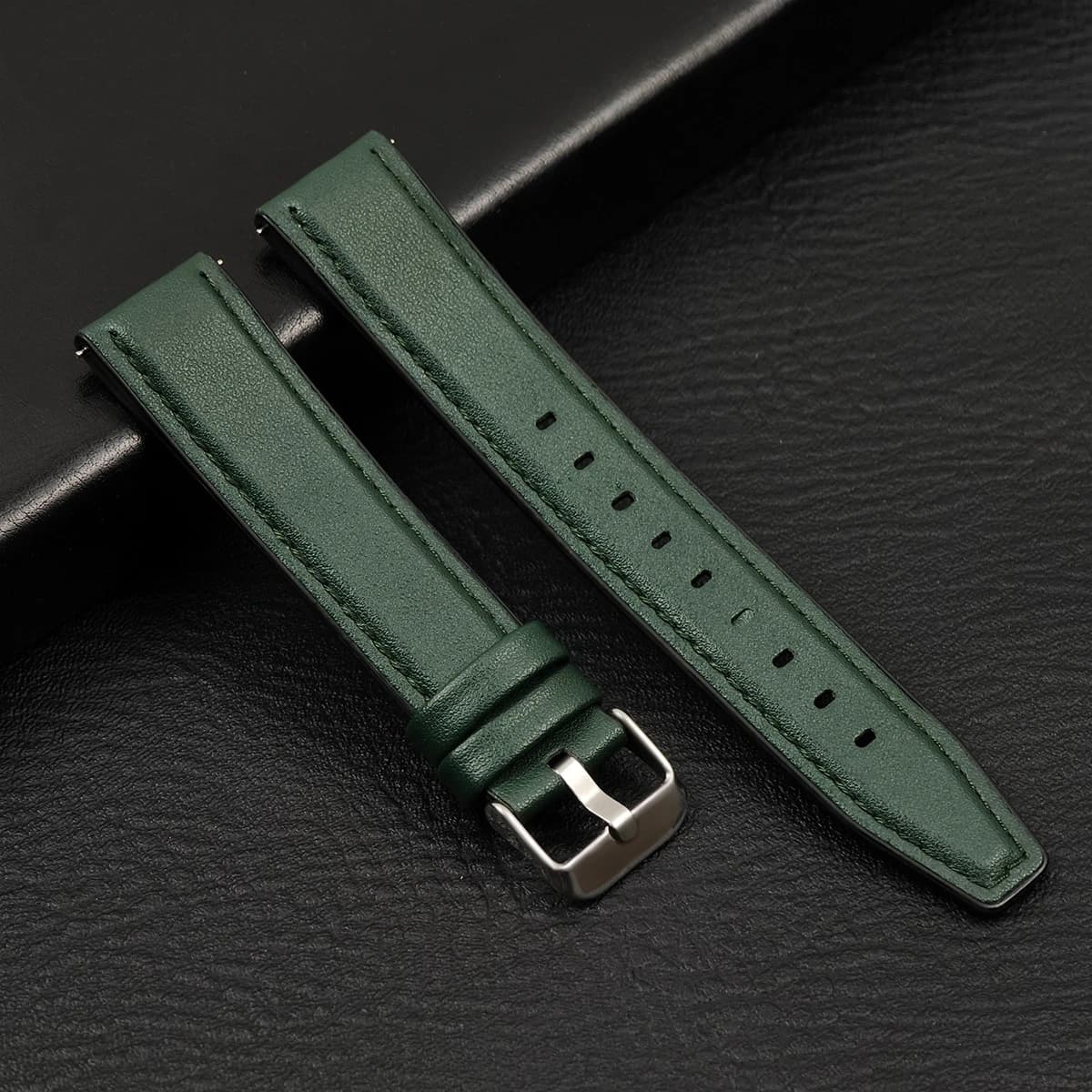Leather Watch Strap 20mm 22mm Smartwatch Band Vintage 44mm — image 23
