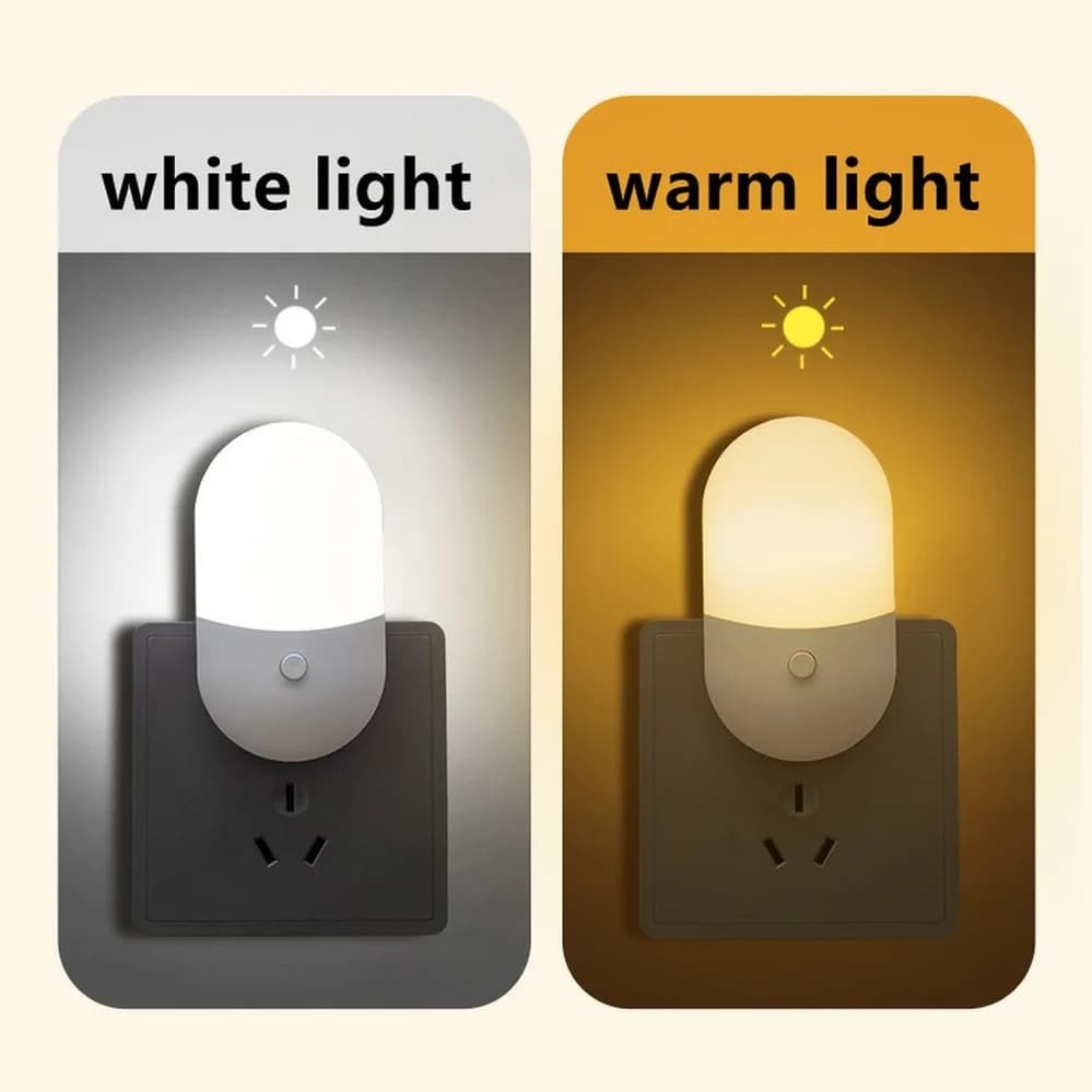 LED Bedside Night Light Lamp for Children's Bedroom | 85-265V EU US Plug Gift — image 4