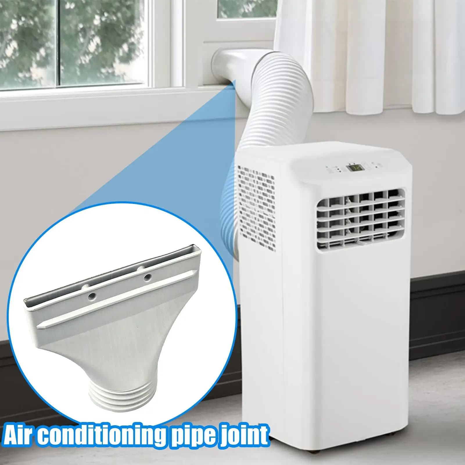 Portable AC Hose Coupler Vent Adapter Seal Tube Kit Air Conditioner Dryer UK — image 4