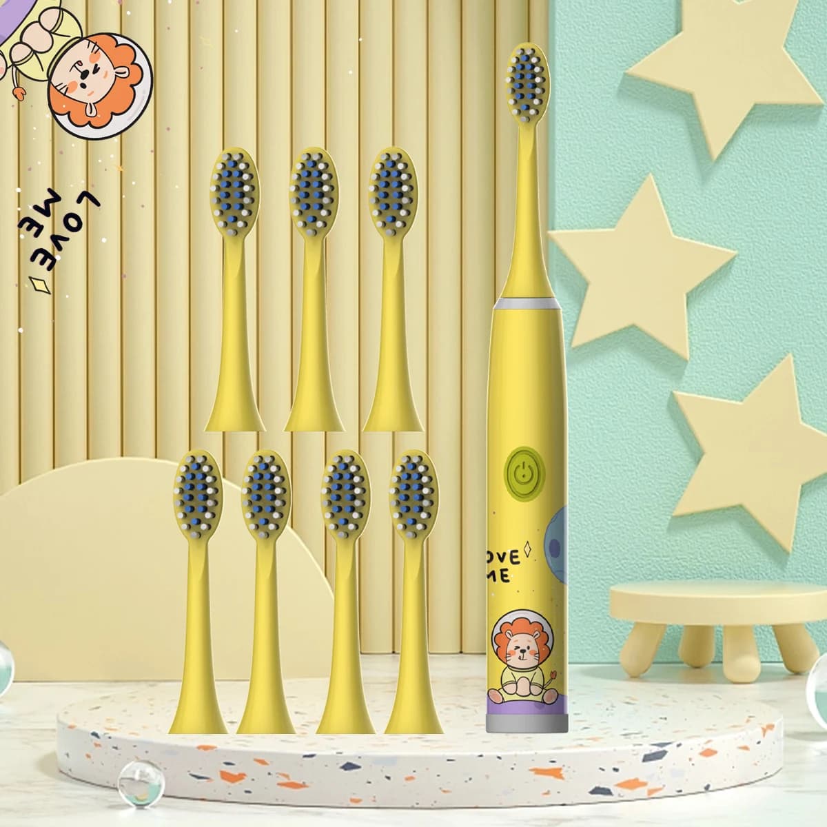 Children's Electric Toothbrush Cartoon Space Series Soft Hair New Color Cleaning — image 15