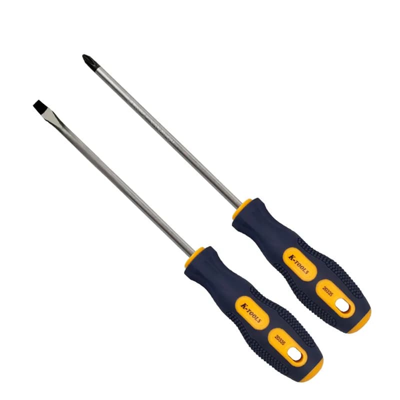 Magnetic Phillips Screwdriver Set PH0 PH1 PH2 Slotted 3-6mm 150mm — image 2