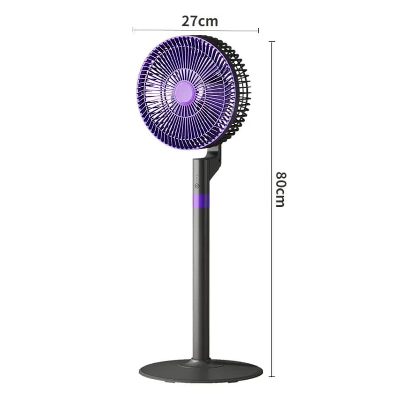 Portable 3D Circulation Fan Desktop Adjustable Speed Quiet Strong Airflow — image 9