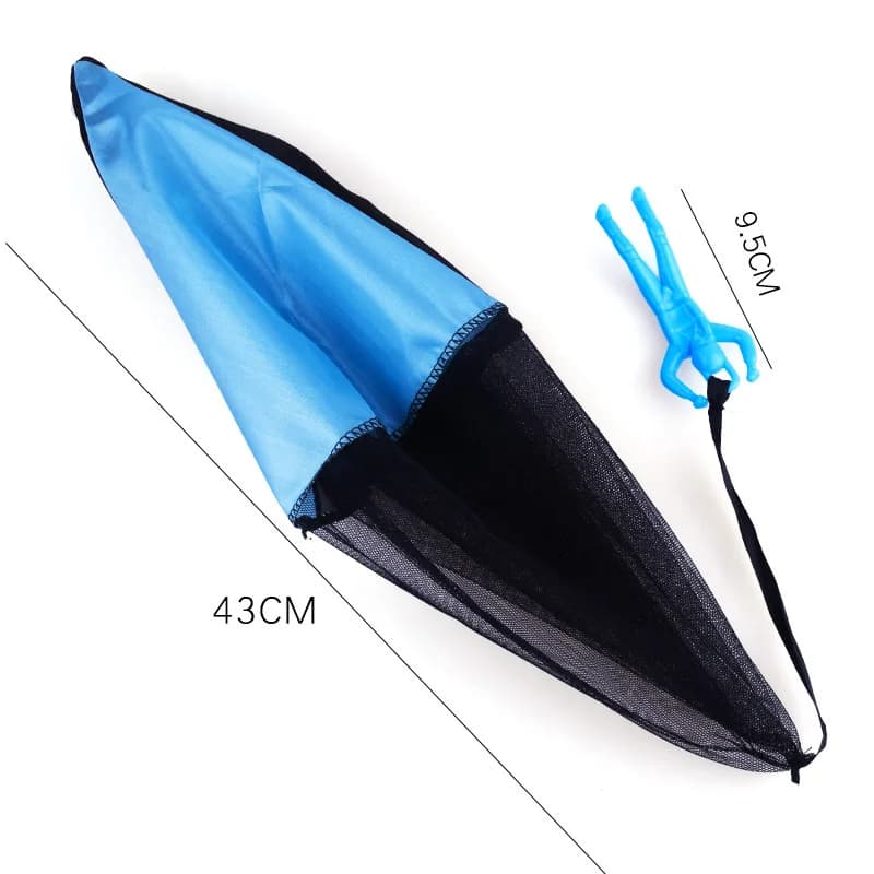 Hand Throwing Parachute Toy with Mini Soldier Outdoor Game Funny Kids — image 5