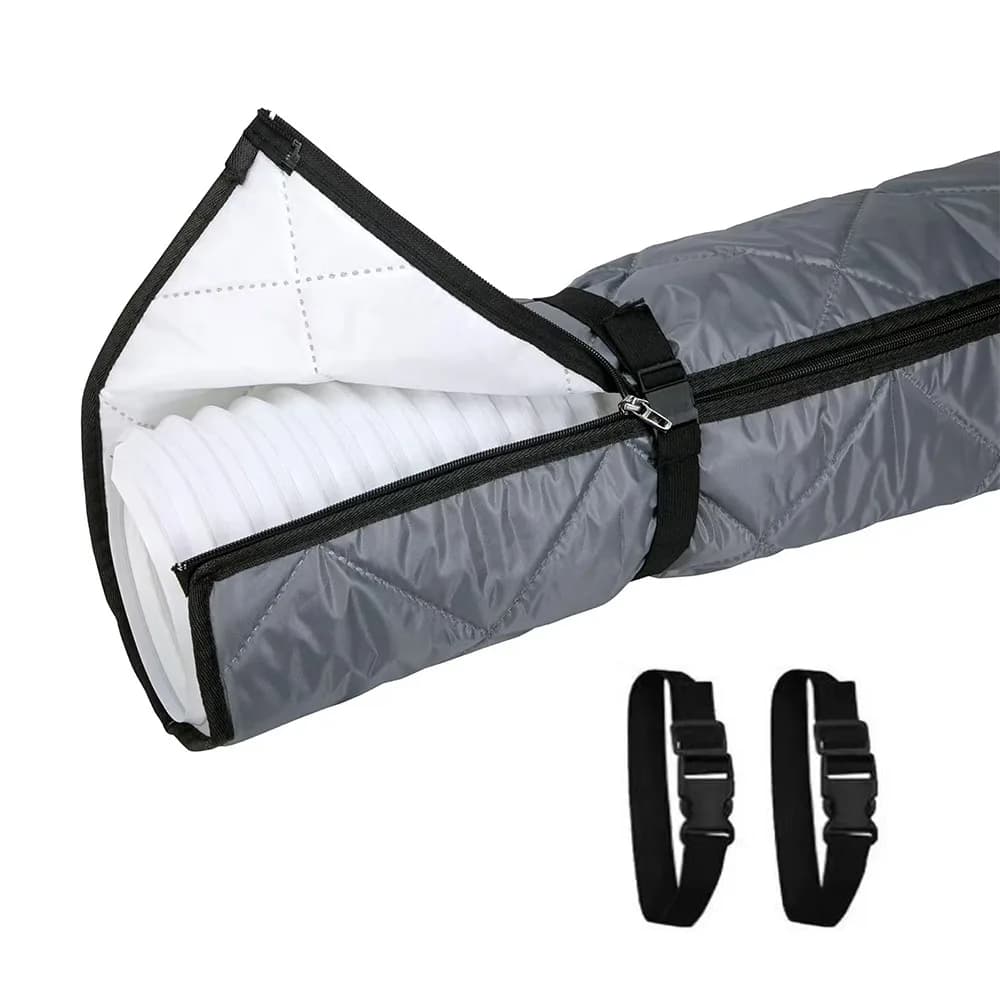 Air Conditioner Hose Cover Waterproof Insulation Heat Protection Adjustable — image 10