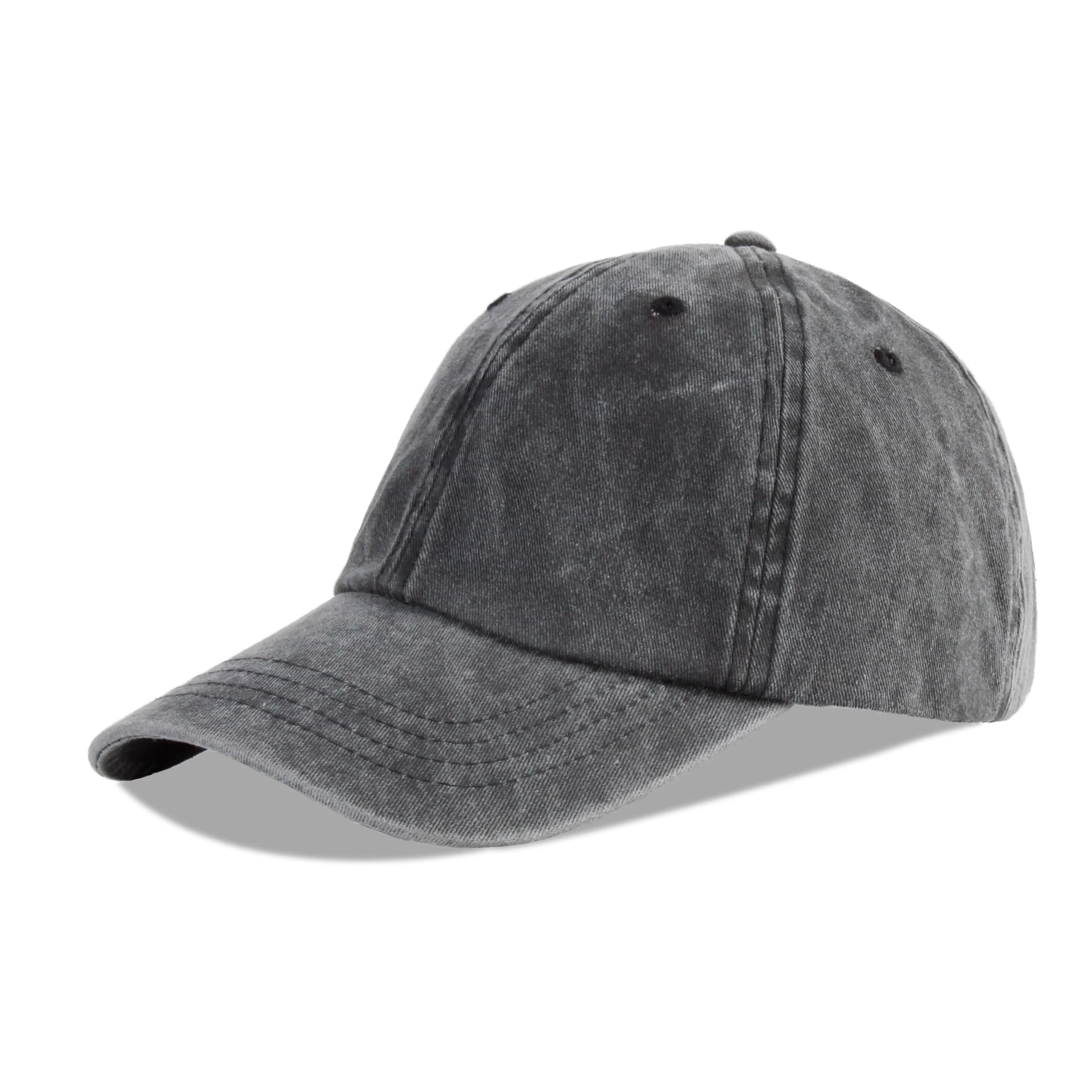 Baseball Cap 100% Cotton Unisex Adjustable Dad Hat Washed Denim New LANGZHEN Men — image 24