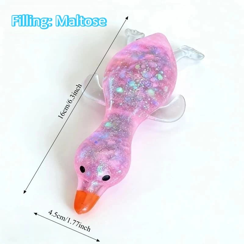 Squishy Anti-Stress Duck Fidget Toy Cute Goose Animal Squeeze Vent Toys — image 8