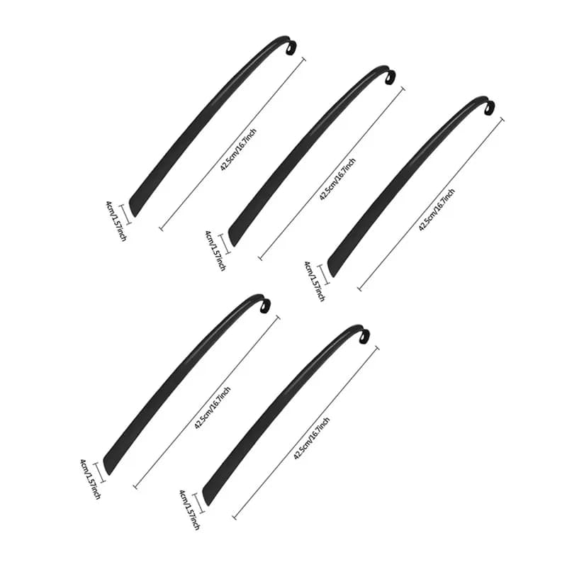 Plastic Extra Long Shoehorn Lazy Shoe Lifter Helper for Hotel & Household — image 12
