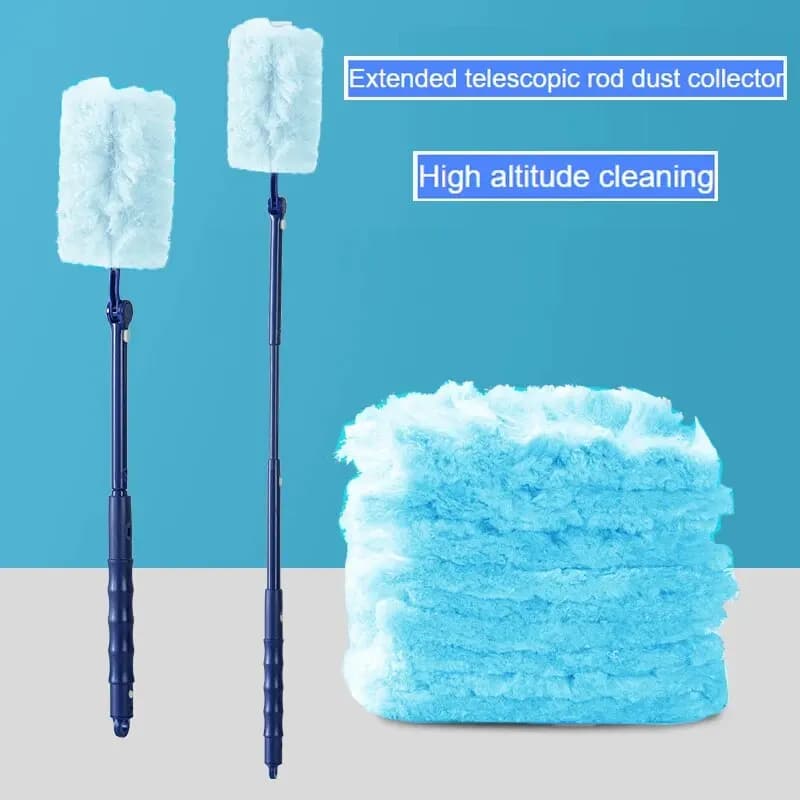 Electrostatic Dust Collector Extended Pole Duster Cleaning Fibre