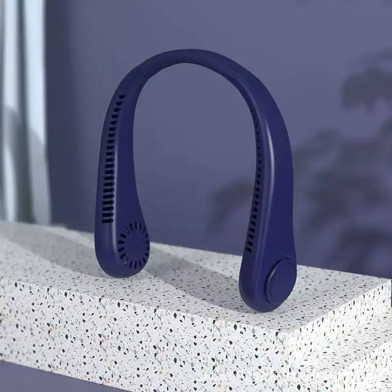 Portable Mini Hanging Neck Fan Bladeless USB Rechargeable Summer Neckband Fan — image 7