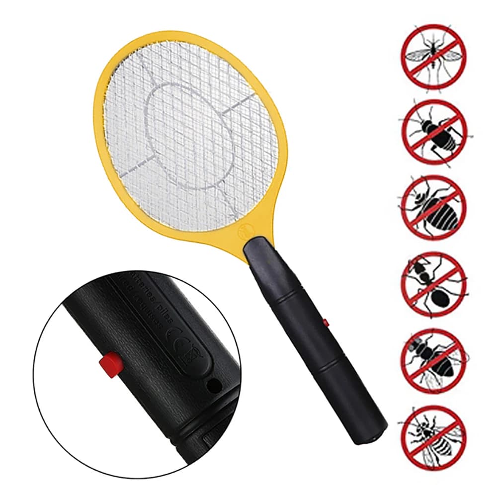 Electric Fly Insect Bug Zapper Handheld Racket Mosquito Killer Bat Swatter — image 8