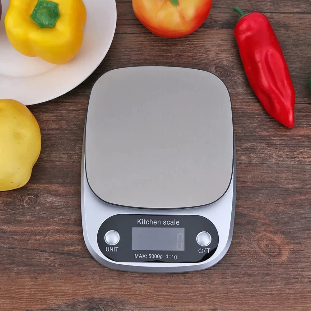 Digital Kitchen Scale 10kg Stainless Steel LCD Electronic Food Scale New Jewelry — image 3