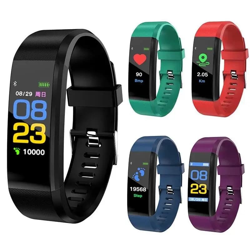 Smart Band Fitness Tracker Blood Oxygen Blood Pressure Heart Rate Monitor Waterproof — image 2