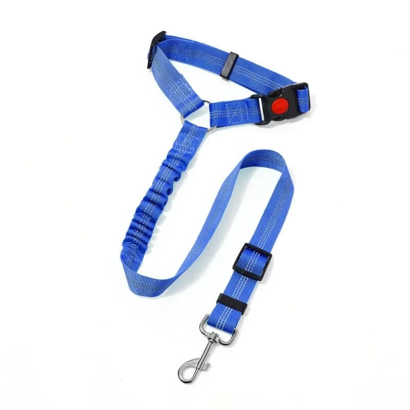 Dog Car Seat Belt Adjustable Reflective Pet Safety Collar New Accessories for UK — image 8