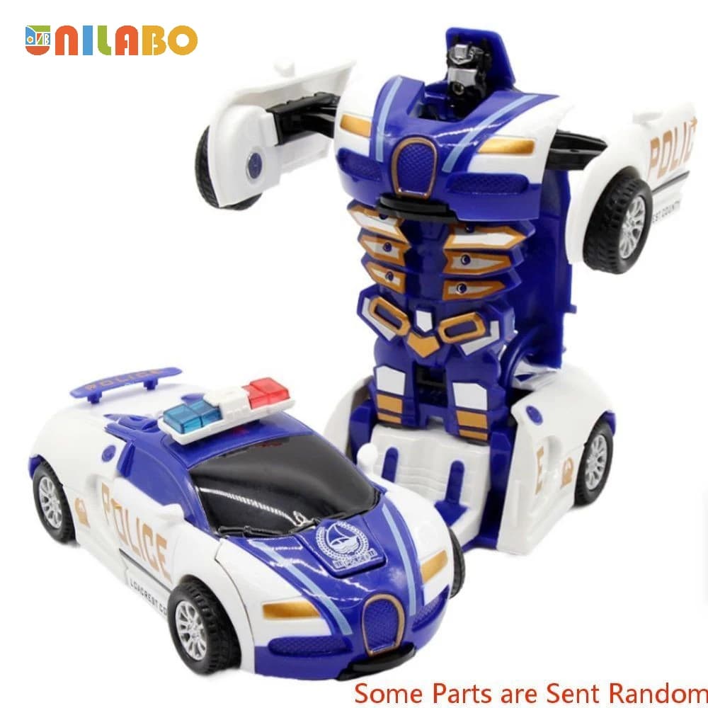 Transformable Robot Sports Car Toy Educational Kids Gift No Batteries Required — image 8