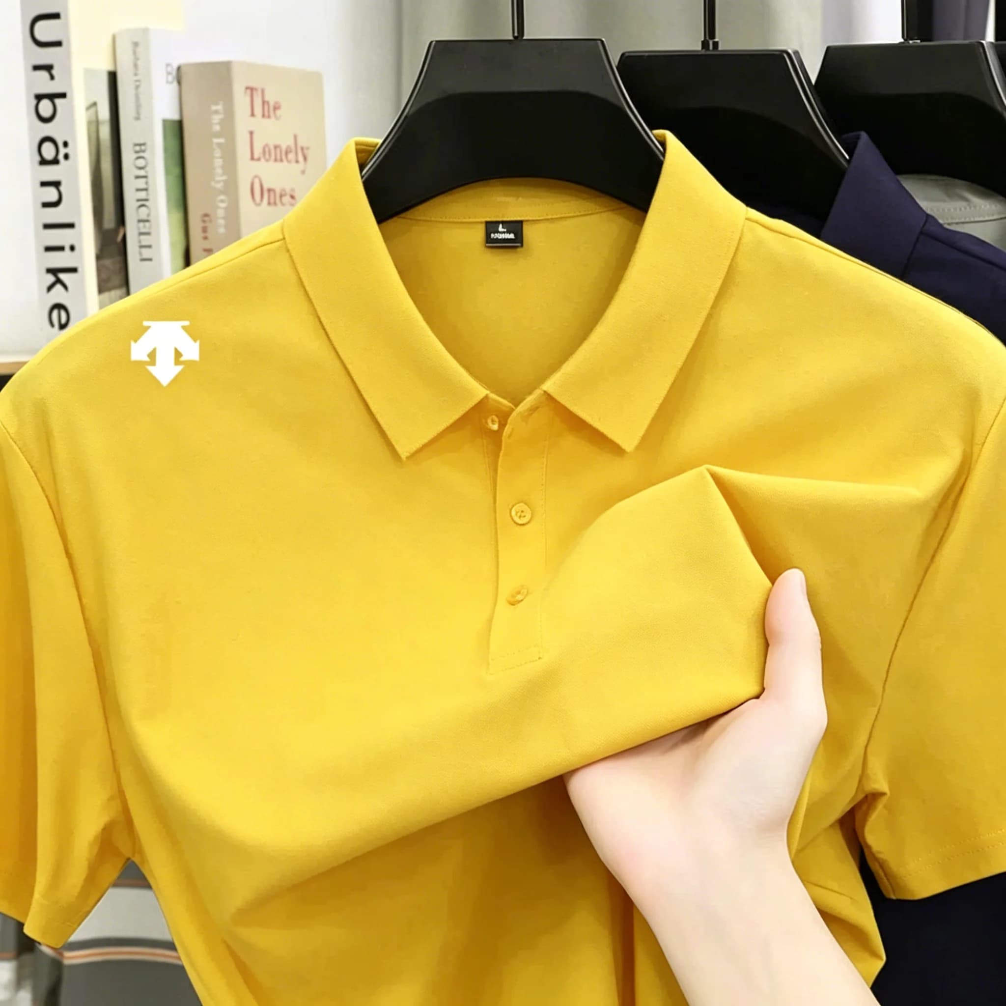 Men's Embroidery Polo Shirt Fashion Sports Top Summer Breathable Comfortable — image 8