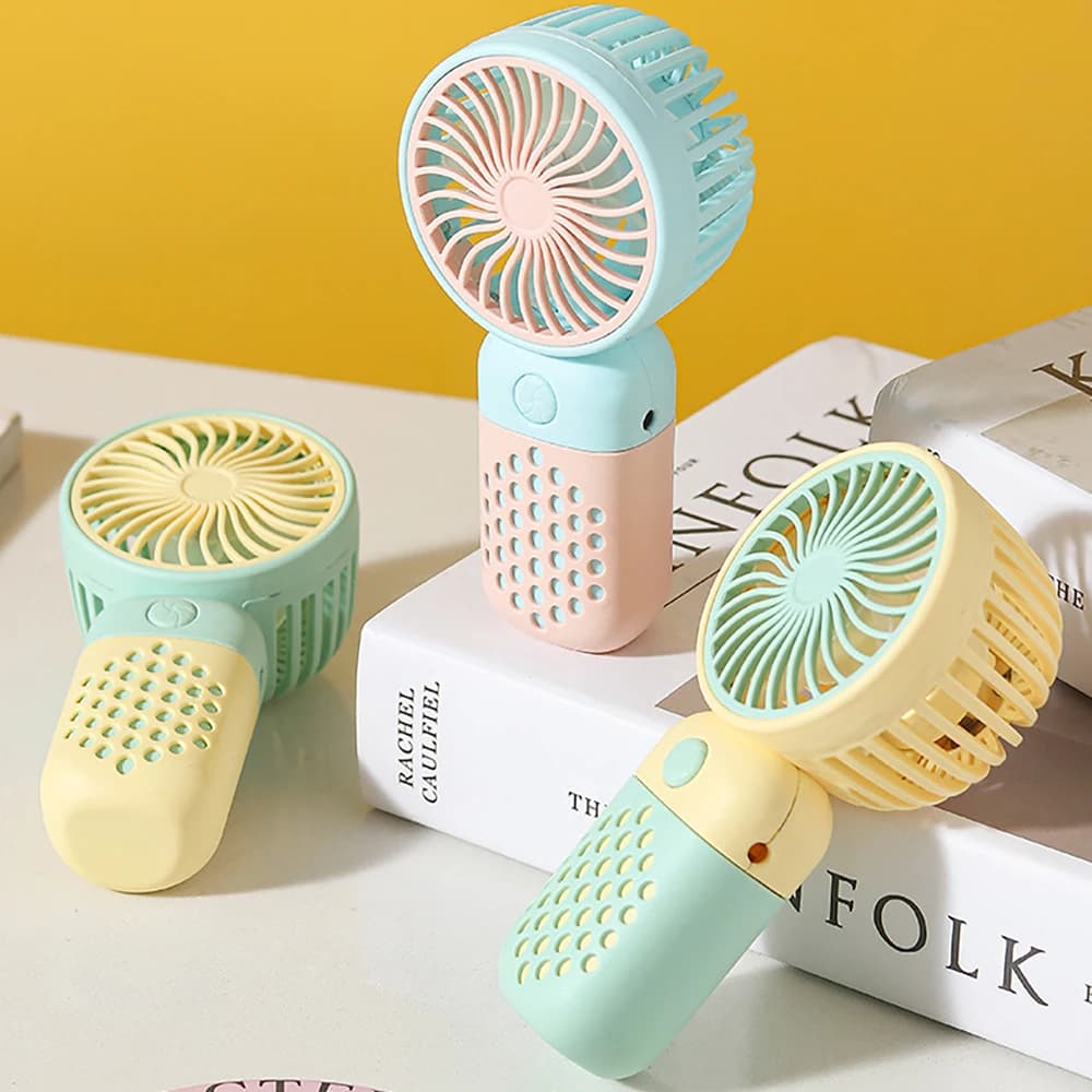 Portable Mini Handheld Fan USB Rechargeable Pocket Size Cooling Fan — image 4