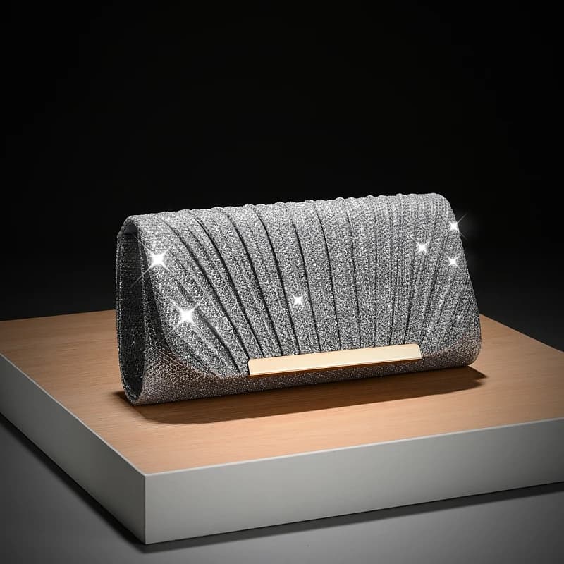 Luxury Wedding Envelope Clutch Bag Evening Shiny Bridal Party New Bags Chic for — image 2