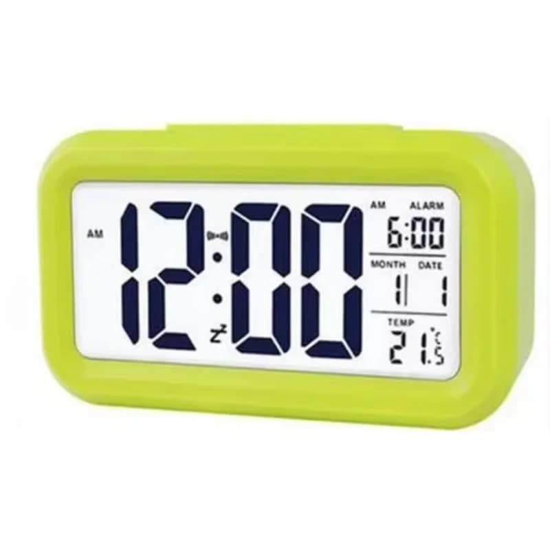 LED Digital Alarm Clock Backlight Snooze Calendar Desktop Table Electronic — image 13