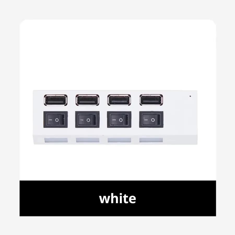 7 Port USB 2.0 Hub Extension Splitter Switch for PC Laptop Desktop Computer — image 7