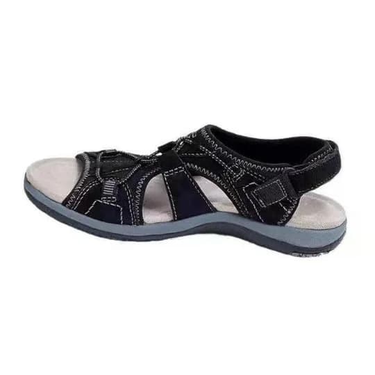 Women's Summer Sandals Casual Breathable Flat Beach Shoes Large Size Round Toe — image 12