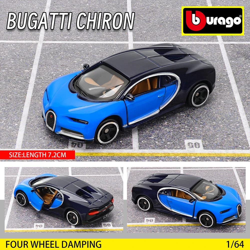 1:64 Die-Cast Car Model Collection Toy Bburago Golf 2017 2020 Gift for Boys Kids — image 9