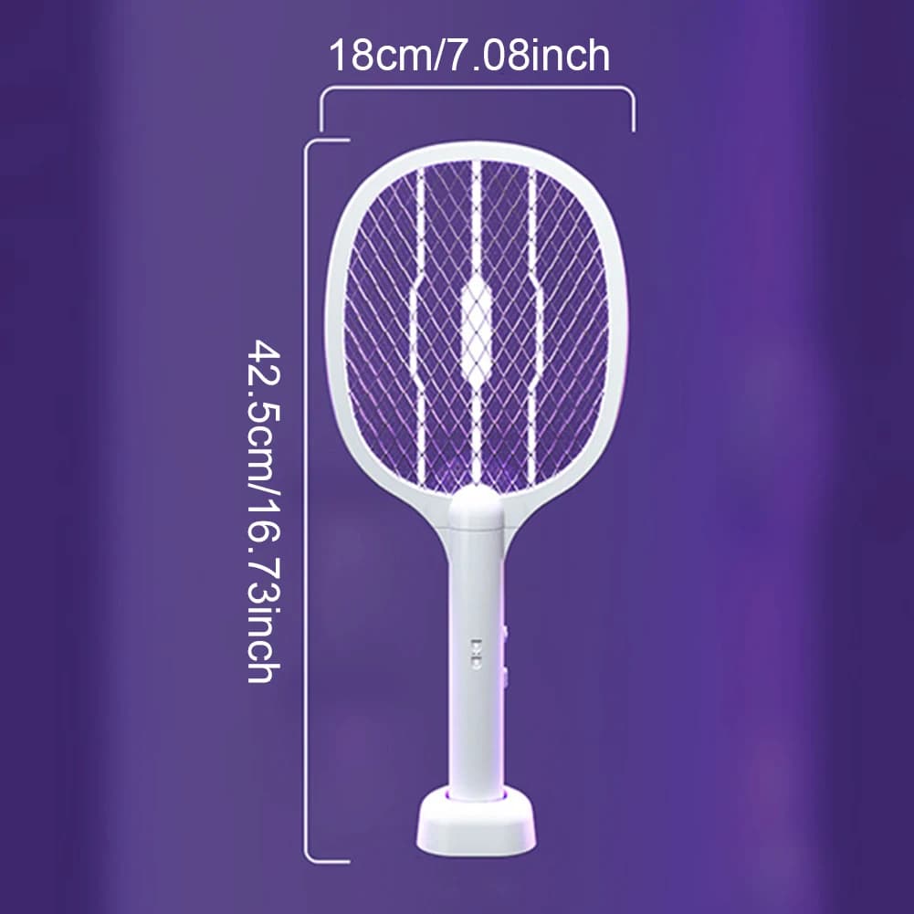 Electric Fly Swatter 3000V USB-C Rechargeable Bug Zapper Mosquito Trap — image 6