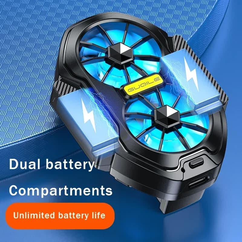 Mobile Phone Cooler Dual Fan New FS01 Cools 10 Seconds Wireless Battery 2025 For — image 4