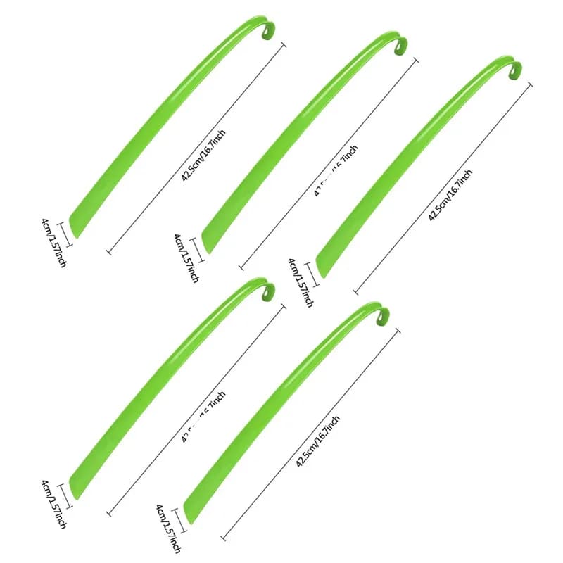 Plastic Extra Long Shoehorn Lazy Shoe Lifter Helper for Hotel & Household — image 8