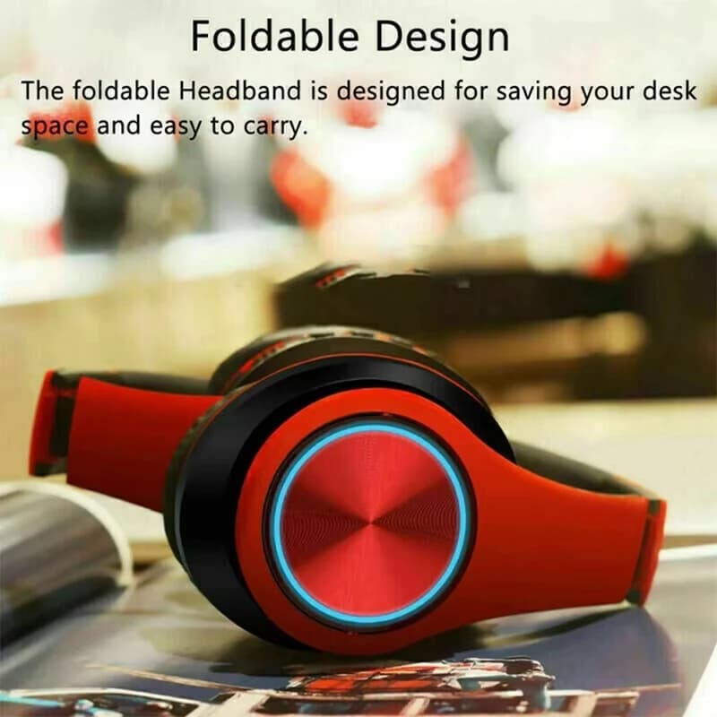 Wireless Bluetooth Headphones Noise Cancelling Gaming Stereo Headset B39 UK — image 6