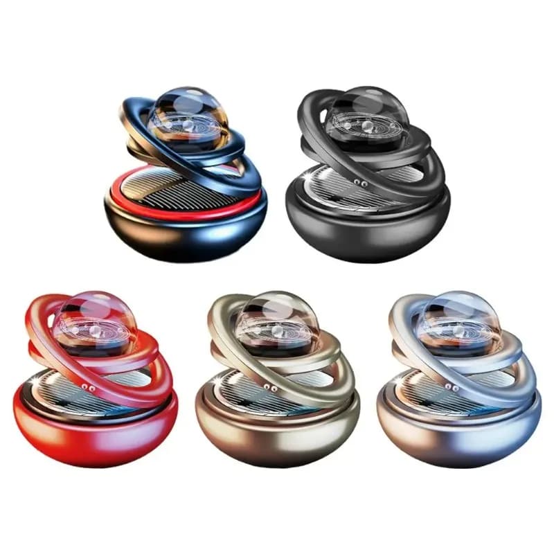 Solar Car Air Freshener Rotating Aromatherapy Diffuser Interior UK — image 2