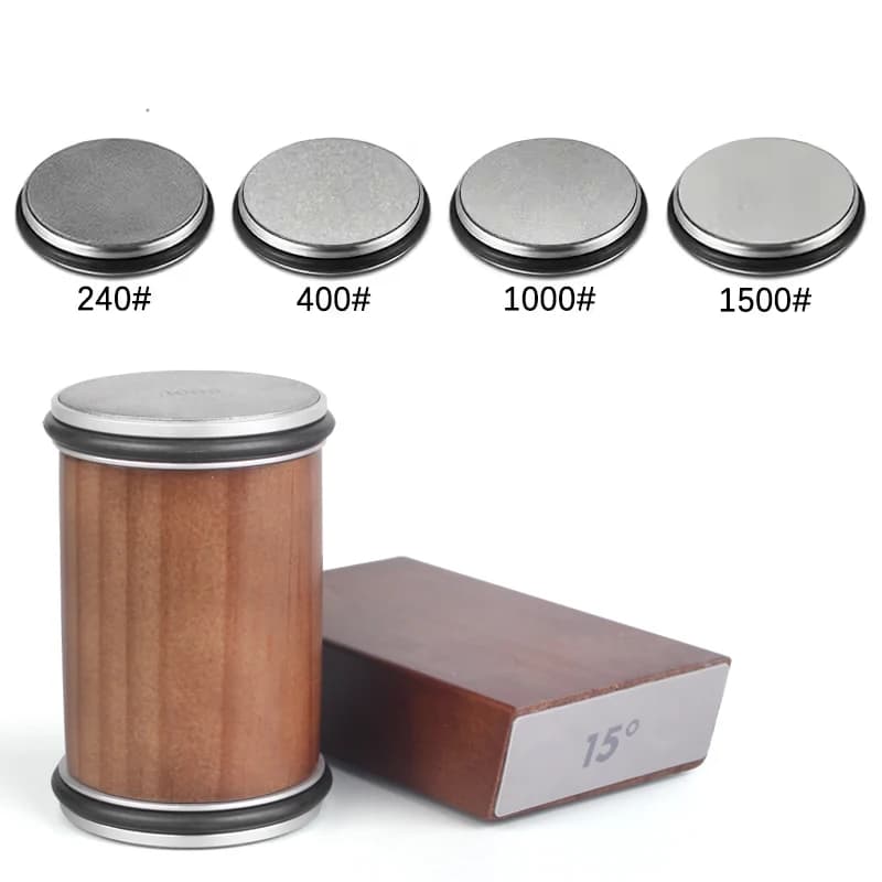 Rolling Knife Sharpener Magnetic Holder Diamond Stone Kit 15 20 Degree — image 12