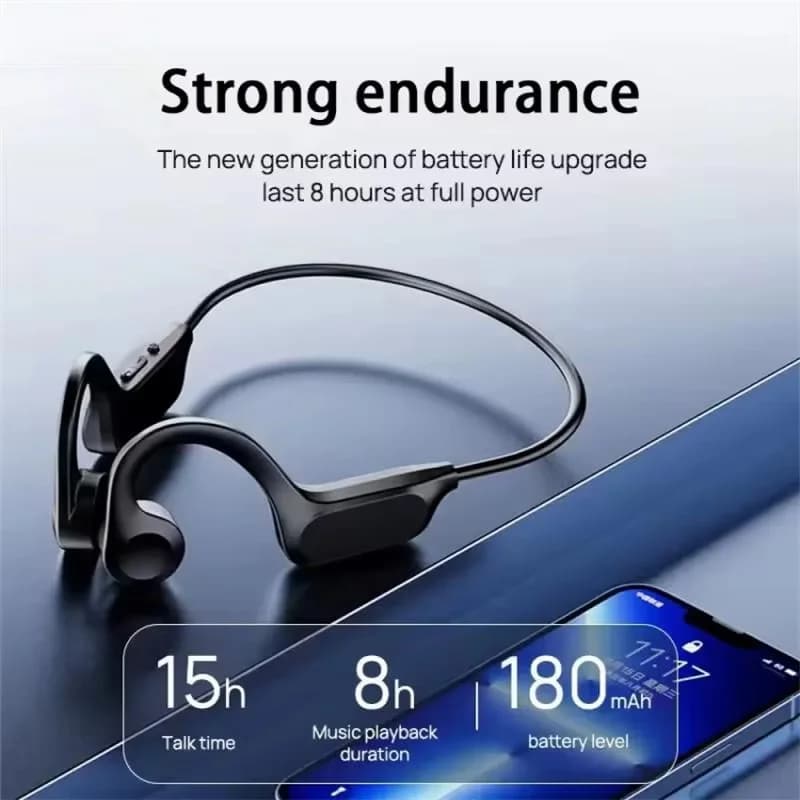 Bone Conduction Wireless Headphones Bluetooth Sport Swimming Earphones — image 4