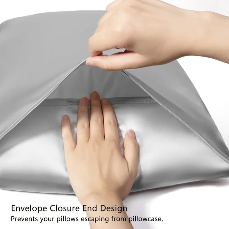 Satin Pillowcase Set of 2 Soft Breathable Cooling Pillow Covers | 2 Pcs — image 6
