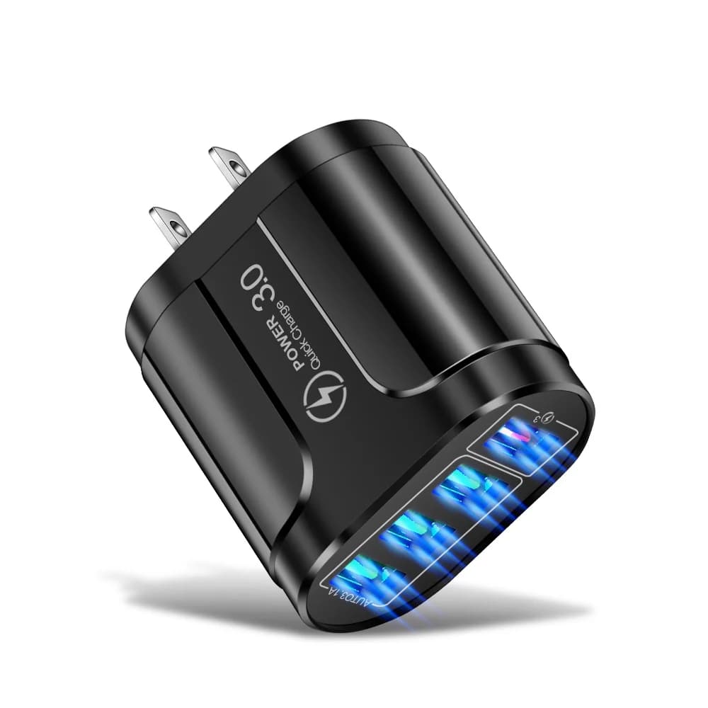 4 Port USB Fast Charger Quick Charge 3.0 48W Wall Adapter for Mobile Phones — image 11