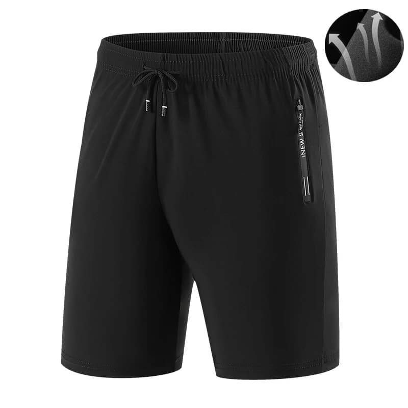Men's Running Gym Shorts Training Sports Casual Summer Black Grey — image 12