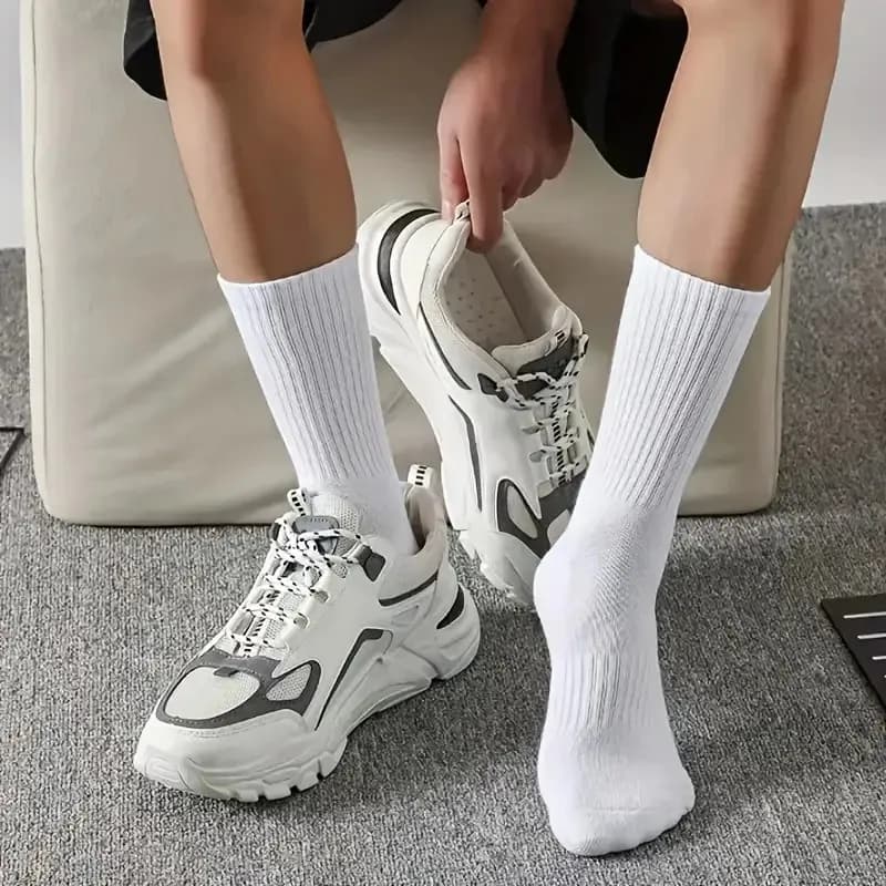 Sports Socks 5 10 20 Pairs Breathable Sweat Absorbing Round Neck New Neutral All — image 4