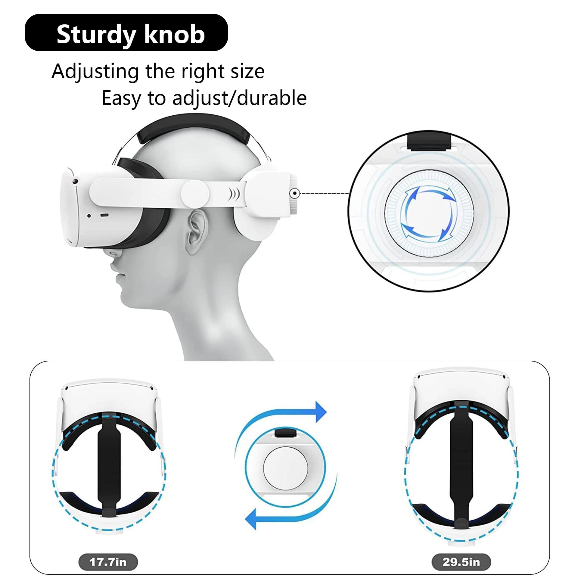 Elite Strap Adjustable Head Strap For Meta Quest 2 Oculus New HUNDAI Design New — image 3