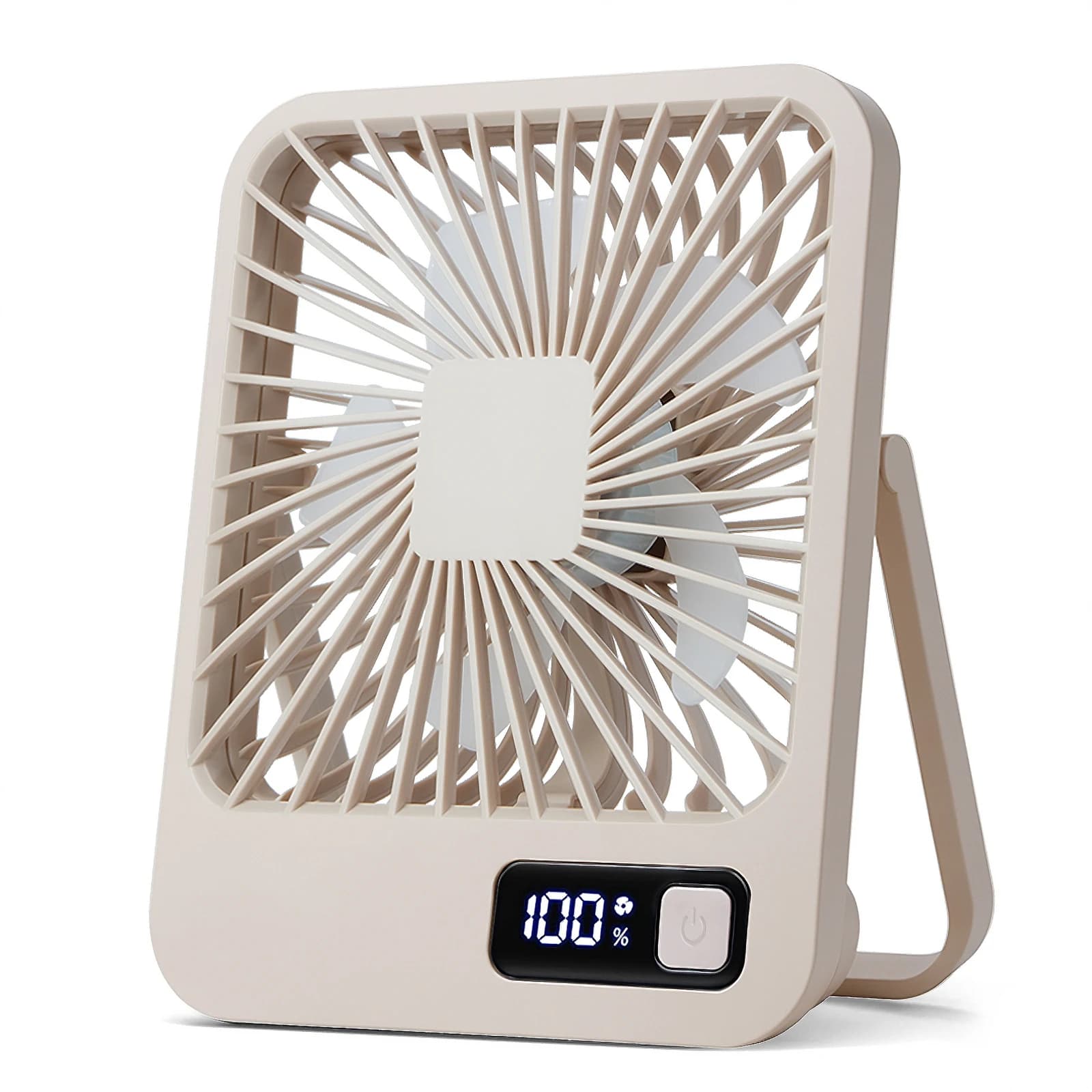 Portable USB Rechargeable Desk Fan 180° Tilt Foldable Personal Cooling Fan — image 7