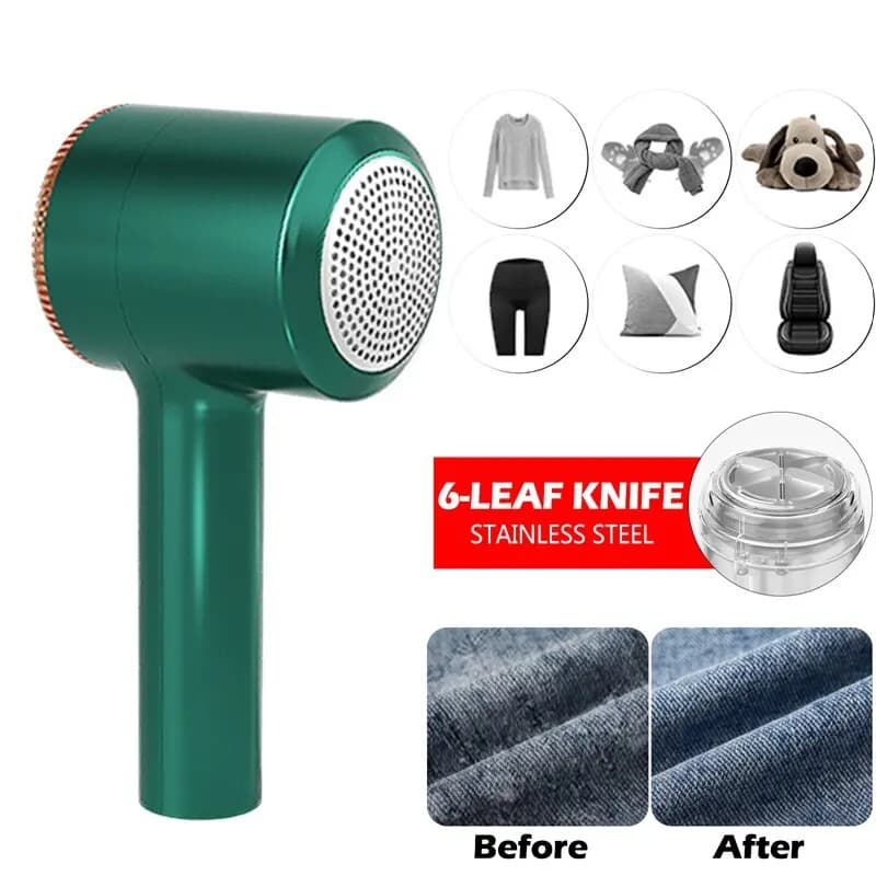 Electric Lint Remover USB Rechargeable Fuzz Ball Trimmer for Clothes UK — image 2