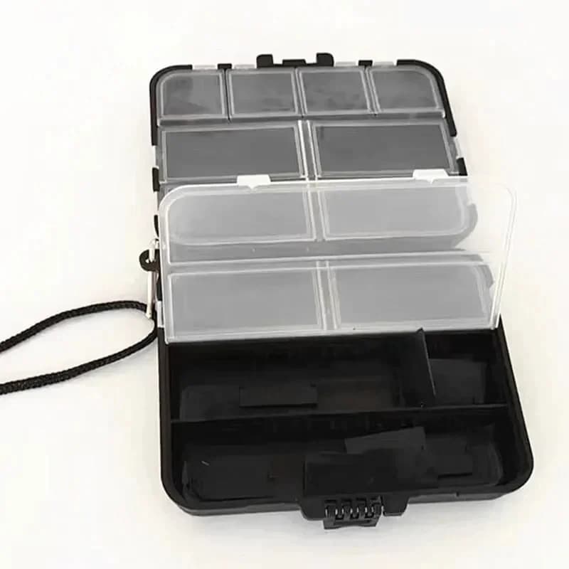 Fishing Storage Box Hook Parts Tackle Accessories with Hand Rope New Lead Head U — image 6
