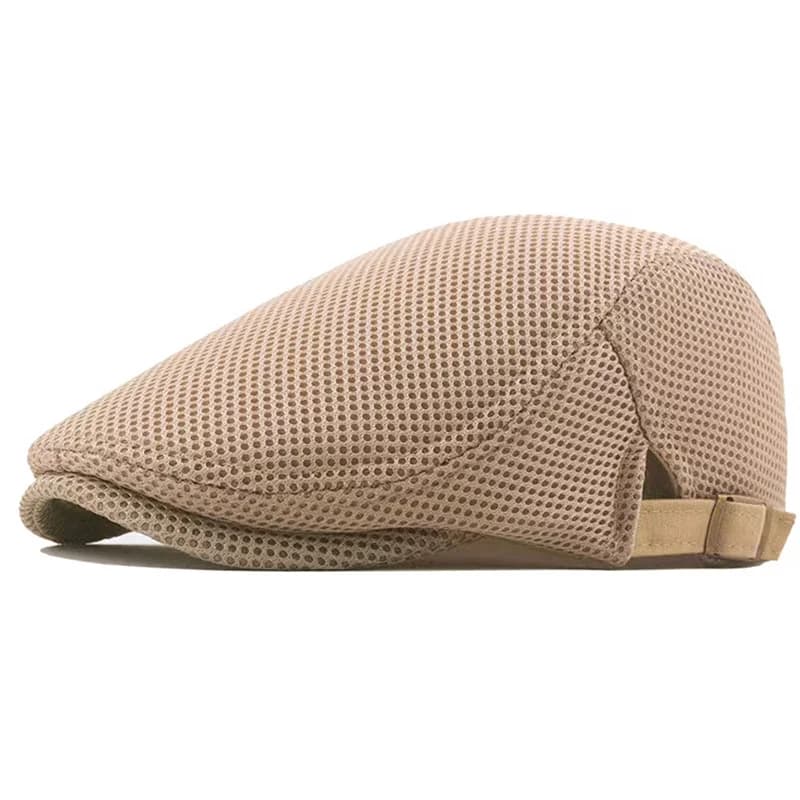 Men Mesh Newsboy Caps British Painters Hats Adjustable Flat Cap New Spring and U — image 13
