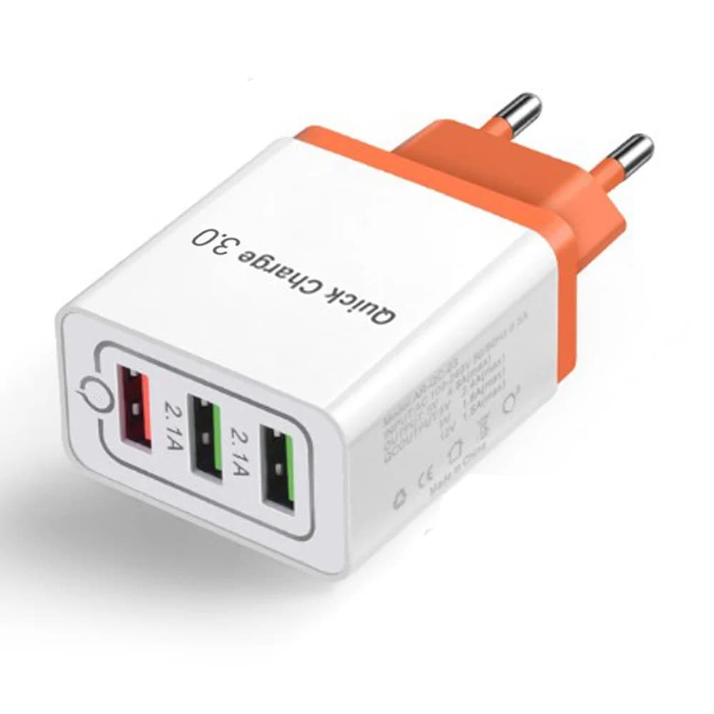 4 Port USB Fast Charger Quick Charge 3.0 48W Wall Adapter for Mobile Phones — image 7