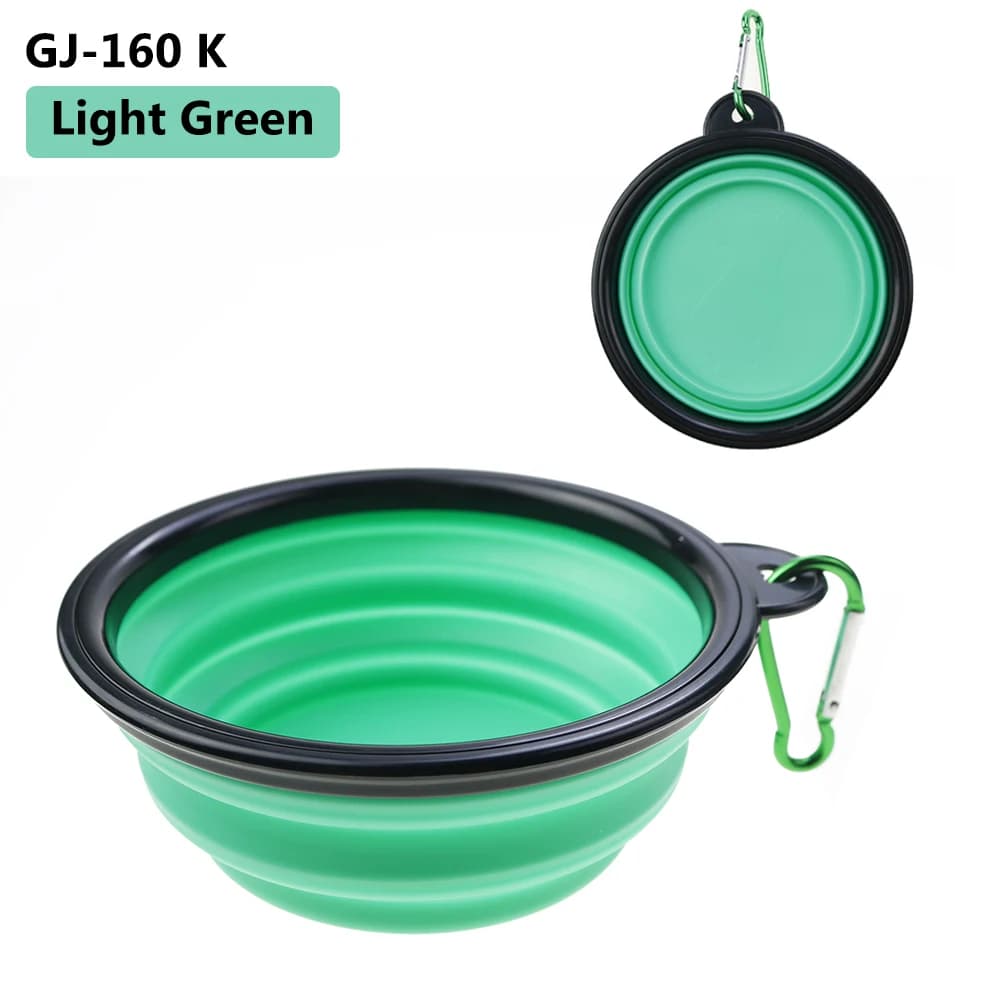 Collapsible Silicone Pet Dog Bowl Portable Travel Water Food Feeder for Camping — image 14