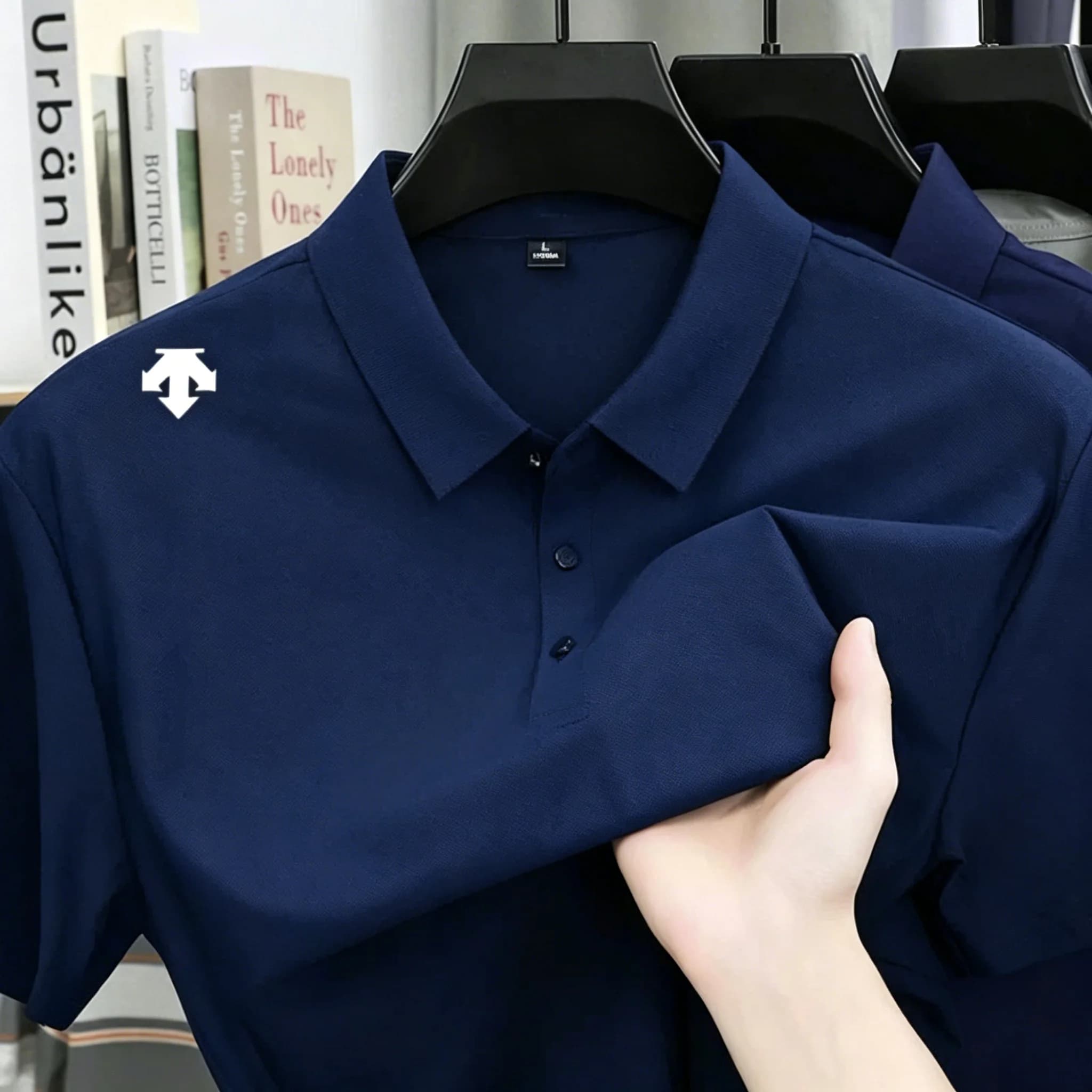 Men's Embroidery Polo Shirt Fashion Sports Top Summer Breathable Comfortable — image 3
