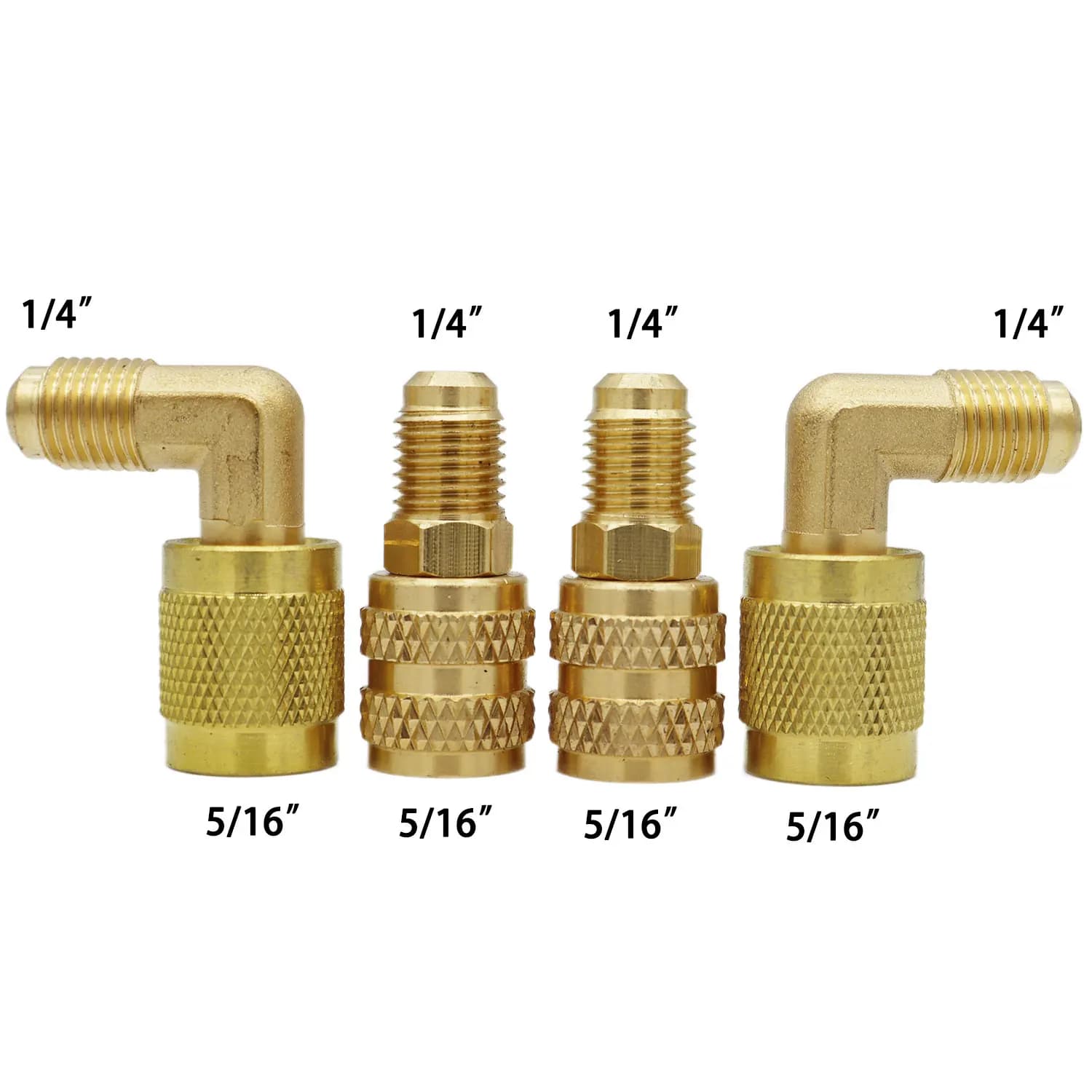 Vacuum Pump Brass Adapter R410a 5/16 SAE F To 1/4 SAE New 1PCS Quick Couplers UK — image 8